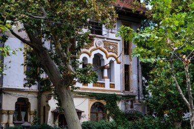 Eski Bükreş kentinin binaları - Romanya 'nın başkenti, şehir ve mimari