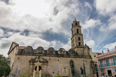 Assisi 'li Aziz Francis Bazilikası veya Eski Havana, Küba' daki San Francisco Convento de Asis.