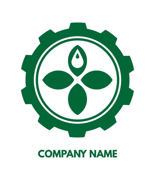 Emblema Granja Agro Etiqueta Letrero Plantilla Diseño Para Empresa Ecológica — Archivo Imágenes Vectoriales