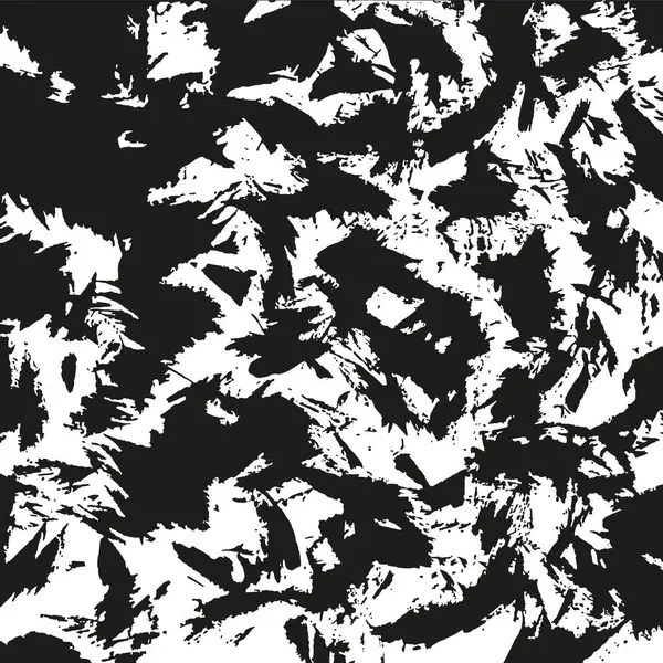 Grunge Textúra Monokróm Absztrakt Vektor Háttér Festék Stroke — Stock Vector