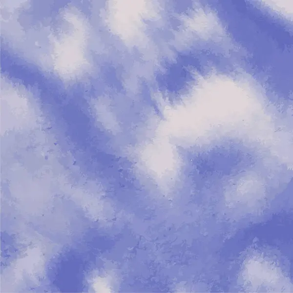 Grunge Textur Blauer Aquarell Abstrakter Vektorhintergrund — Stockvektor