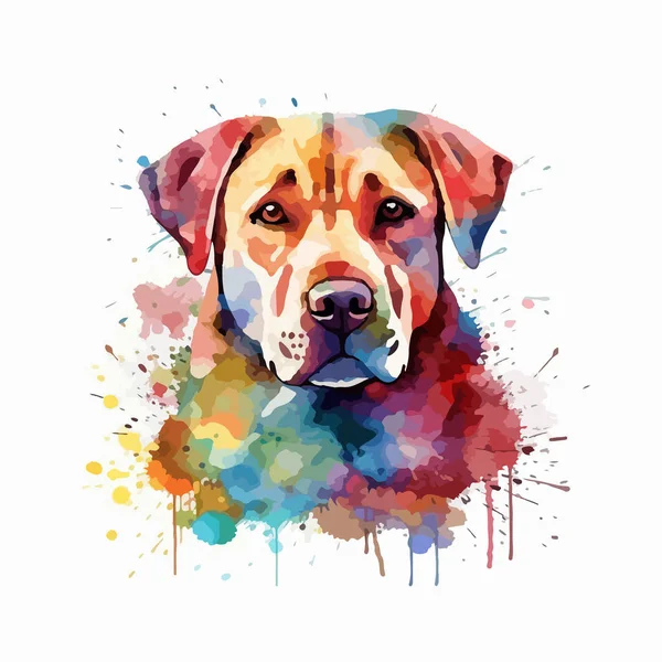 Dog Illustration Sketch — Stock Vector