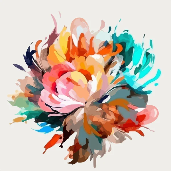 Illustration Aquarelle Fleurs — Image vectorielle