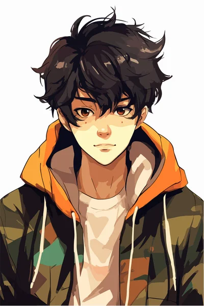 cute anime boy cartoon 2770568 Vector Art at Vecteezy