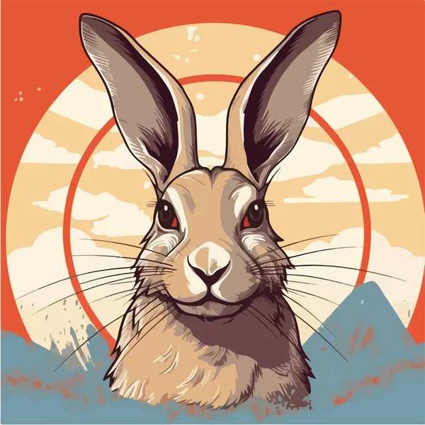 Ilustración Vectorial Conejo — Archivo Imágenes Vectoriales