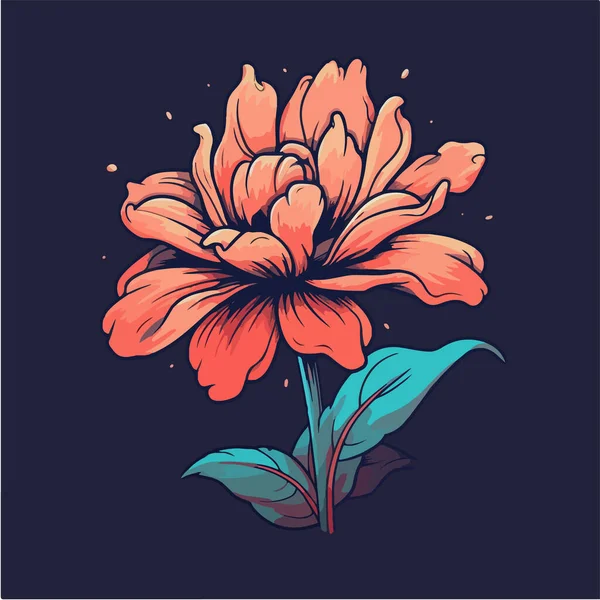 花の要素ベクトルイラスト — ストックベクタ