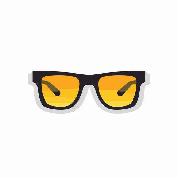 Sunglasses Icon Vector Illustration Isolated White Background — Stock Vector