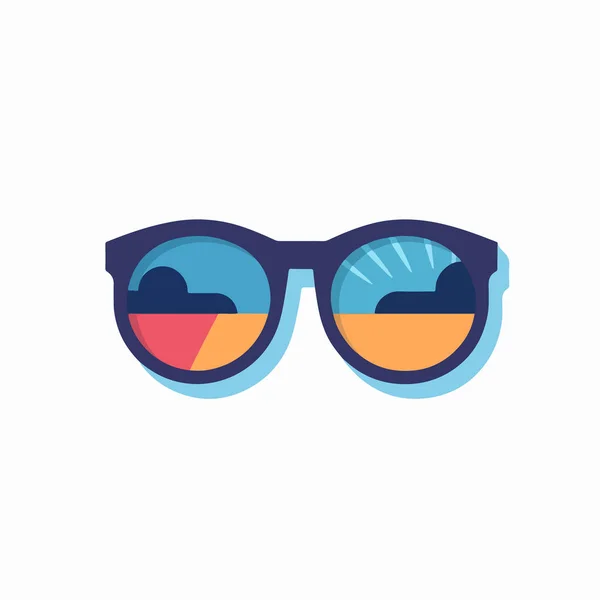 Óculos Com Design Vetor Óculos Sol — Vetor de Stock