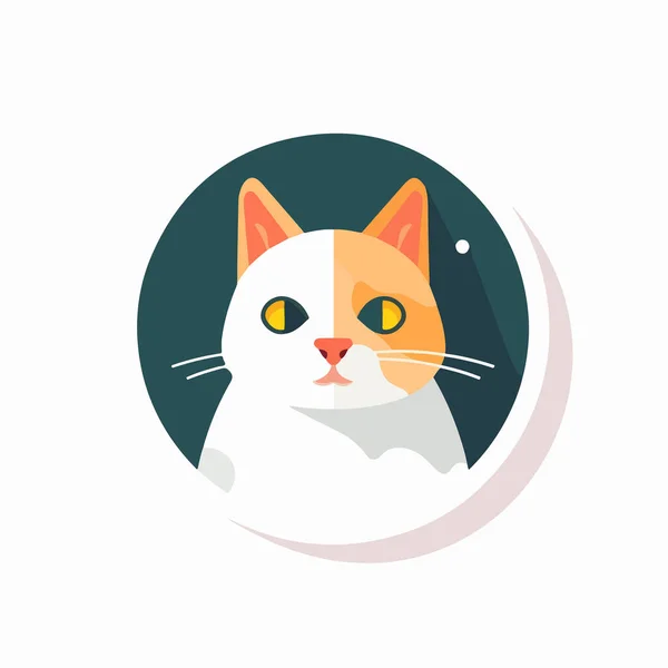 Cute Cat Icon.- Vector Graphic by Hoeda80 · Creative Fabrica