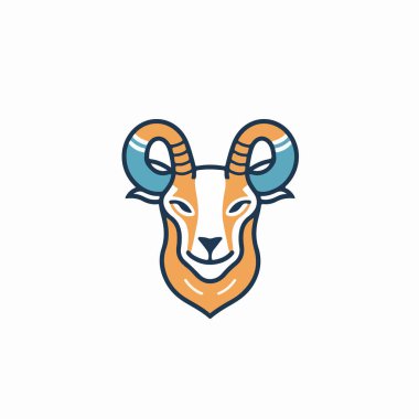 Bull logo ikonu vektör illüstrasyonu 