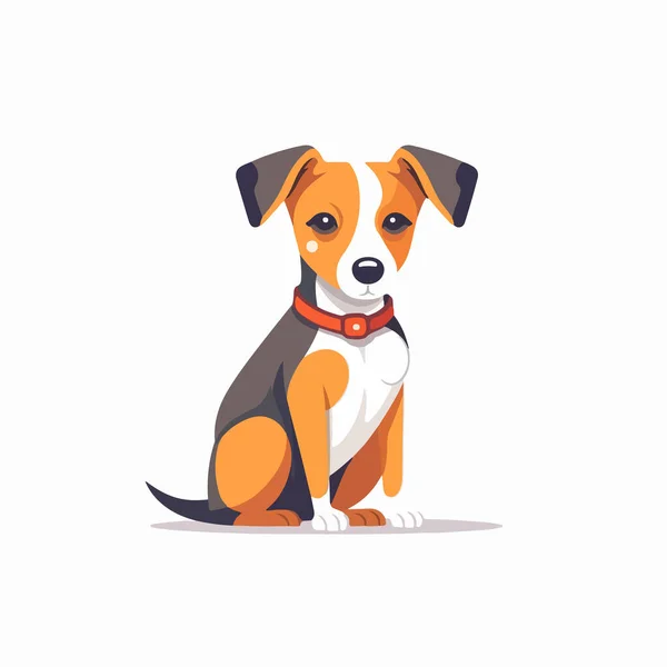 Chien Race Jack Russell Terrier — Image vectorielle
