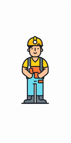 Arbeiter Mann Mit Schraubenschlüssel Und Schraubenzieher Vektor Illustration — Stockvektor
