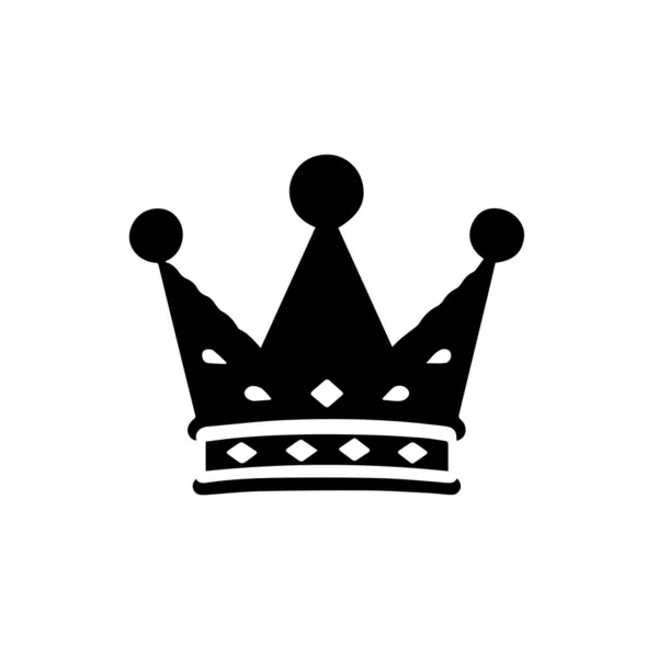 Іконка Корони Векторний Дизайн Ілюстрації — стоковий вектор