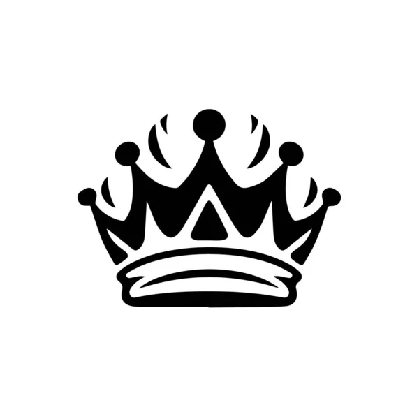Corona Icona Vettoriale Illustrazione — Vettoriale Stock