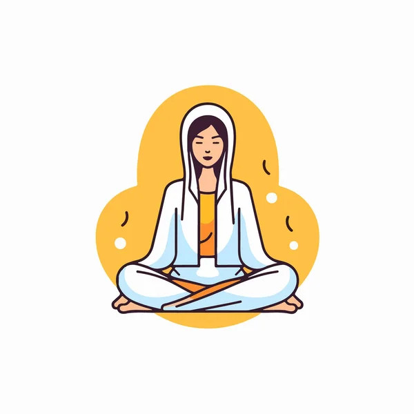 Méditation Méditation Méditation — Image vectorielle