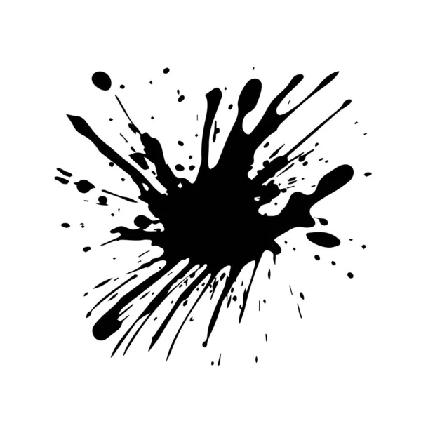 Чорнило Розбризкування Сплески Фарби Векторні Ілюстрації — стоковий вектор