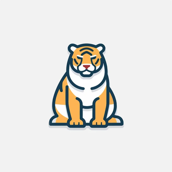 Tiger Logo Vektor Design Vorlage — Stockvektor