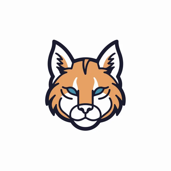 Plantilla Diseño Logotipo Cabeza Tigre — Archivo Imágenes Vectoriales