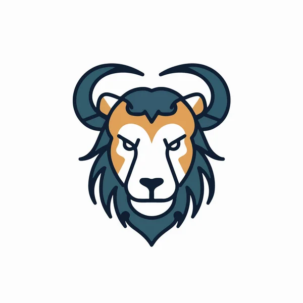 Tête Tigre Logo Design Illustration Vectorielle — Image vectorielle