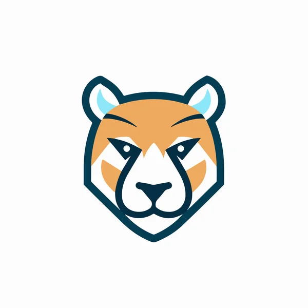 Lion Head Logo Vector Icon Creative Illustration Design — Stock Vector