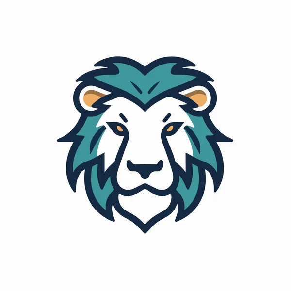 Diseño Del Logo Lion Head — Vector de stock