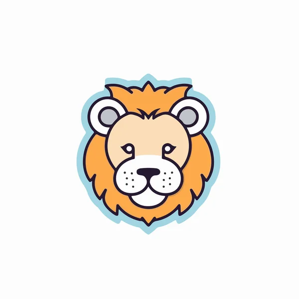 Tigre Cabeza Mascota Ilustración — Vector de stock