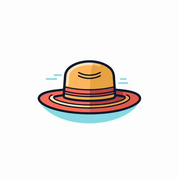 Καπέλο Της Μεξικανικής Μεξικανικής Κουλτούρας Και Θέμα Απομονωμένο Σχεδιασμό Διανυσματική — Διανυσματικό Αρχείο