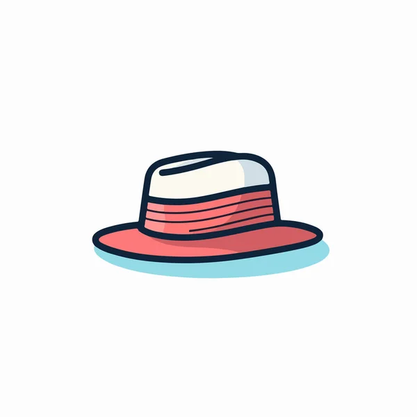 Εικονίδιο Φορέα Καπέλο Παραλία — Διανυσματικό Αρχείο