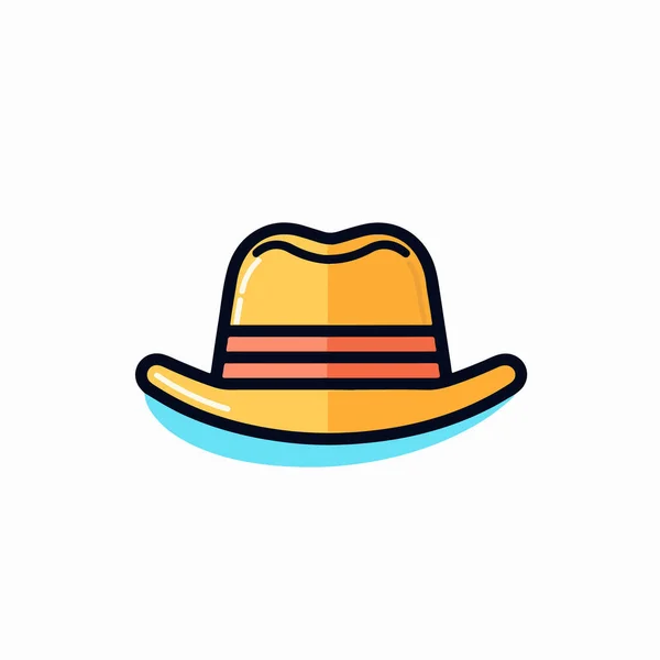 Hat Icon Design Vector Illustration Isolated Icon — 스톡 벡터