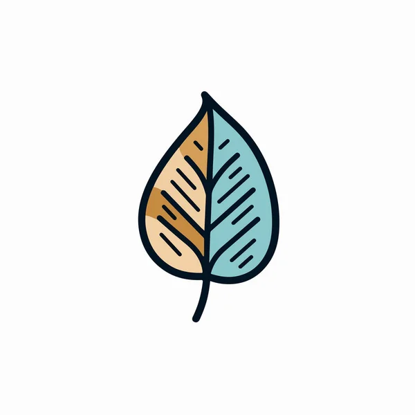 Leaf Icon Design Vector — 스톡 벡터