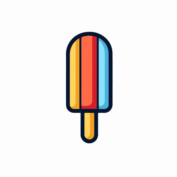 아이스크림 아이콘 디자인 템플릿 — 스톡 벡터