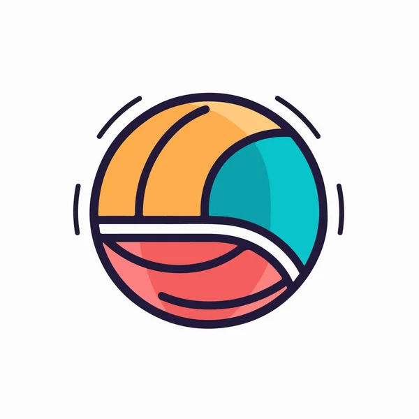Design Vektor Für Basketball Ikone — Stockvektor
