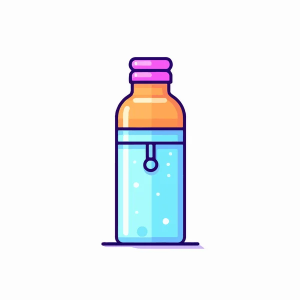 Μπουκάλι Εικονίδιο Σχεδιασμός Διάνυσμα — Διανυσματικό Αρχείο
