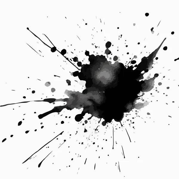 Чорно Білий Розбризкувач Векторні Ілюстрації — стоковий вектор