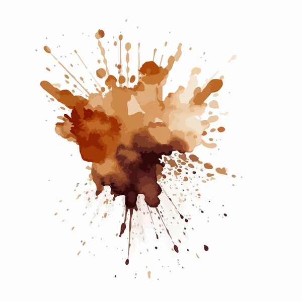 Abstract Watercolor Stain White Background Vector Illustration — Stock Vector