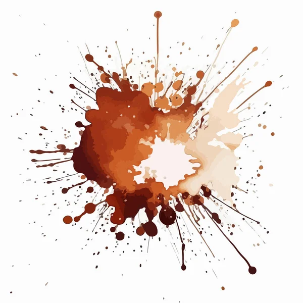 Vector Illustration Watercolor Stain Paint White Background — Stock Vector