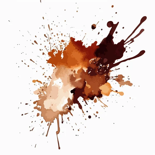 Akvarel Barvy Skvrny Izolované Bílém Pozadí Vektorové Ilustrace — Stockový vektor