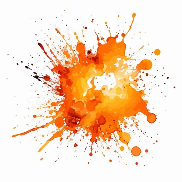 Cákanec Oranžové Barvy — Stockový vektor