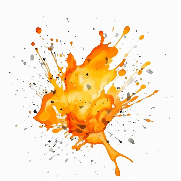Splash Colorido Abstrato Arte Vetorial —  Vetores de Stock