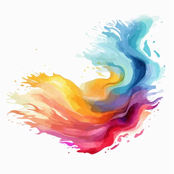 Watercolor Abstract Background Vector Illustration Design — Stock Vector