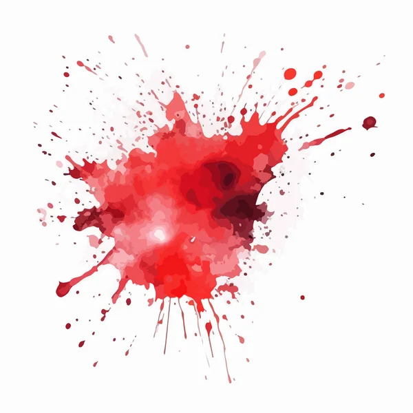 Червоні Плями Крові Ізольовані Білому Тлі — стоковий вектор