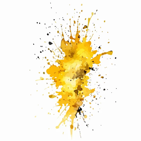 Fondo Explosión Acuarela Colorido Abstracto Salpicaduras Salpicaduras Salpicaduras Elemento Diseño — Vector de stock
