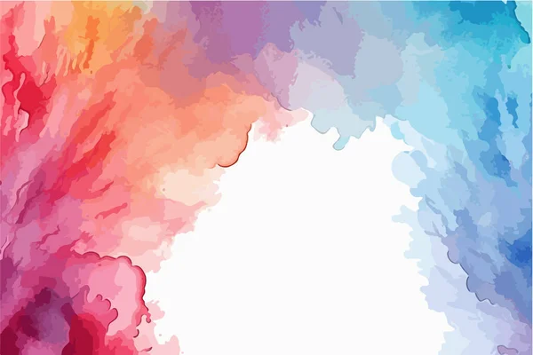 Colorful Watercolor Texture Paper Background — Stock Vector