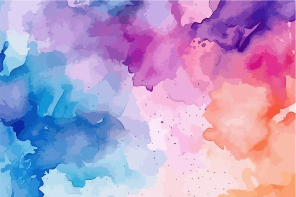 Watercolor Background Spots Splashes — Stock Vector