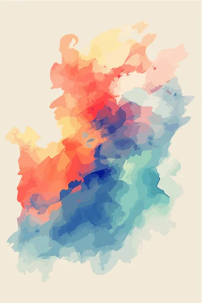 Abstract Watercolor Background Vector Illustration — Stock Vector