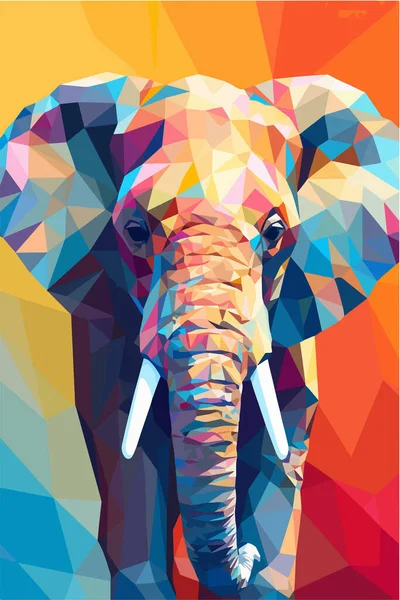 Векторная Иллюстрация Слоном — стоковый вектор
