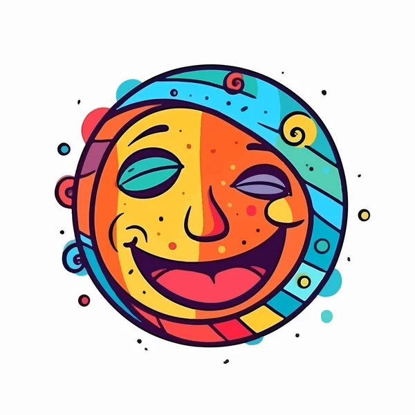 Feliz Emoji Ilustración Vectorial — Vector de stock