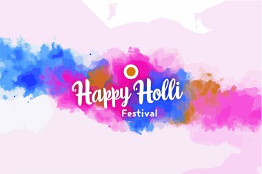 Soyut suluboya holi arkaplanı