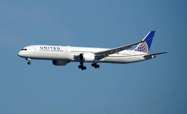 Chicago Usa November 2022 United Airlines Boeing 787 Dreamliner Förbereder — Stockfoto