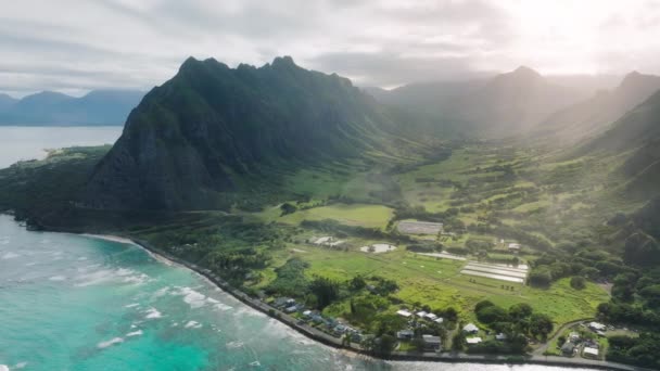 Paradise Oahu Trip Usa Contexte Touristique Pour Copier Message Magnifiques — Video